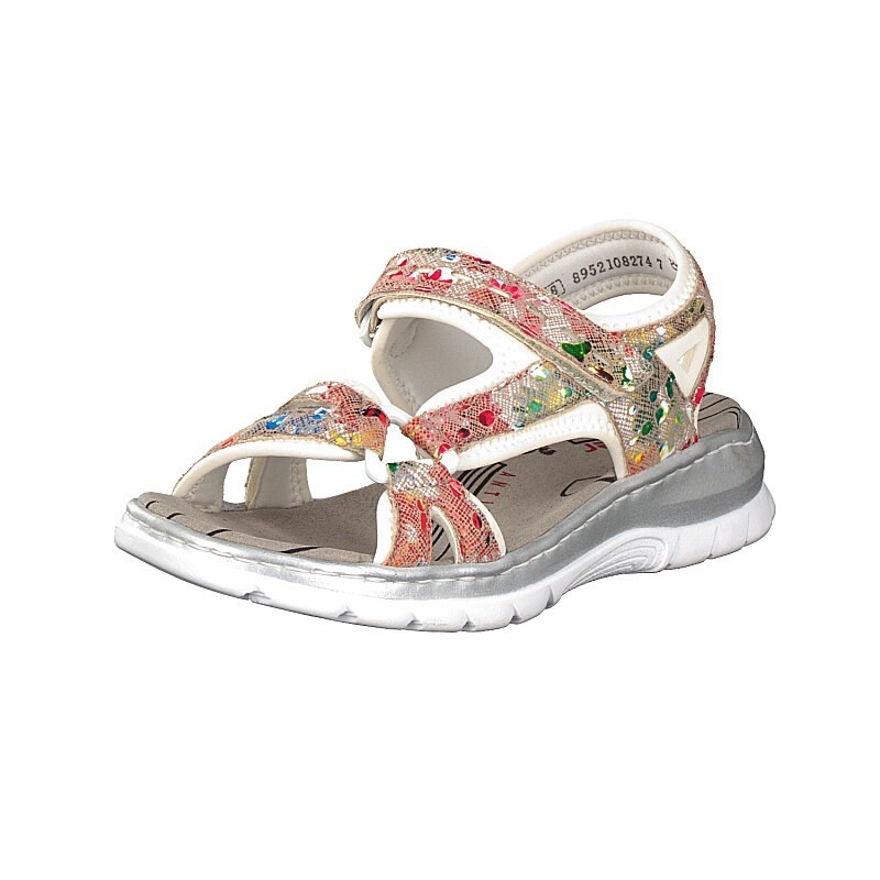 Sandália Rieker 66979-92 Para Mulher - Multicoloridas